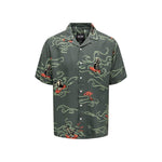 Only & Sons Only & Sons Green Viscose Shirt ON-10275802482-IT44 | S 1728,71956299936,Clothing,Green,IT44 | S,Men,Men - Clothing,New with tags,Only & Sons,Shirts - Men - Clothing