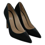 Ovyé Gray Velvet Dress Stiletto Pumps Shoes
