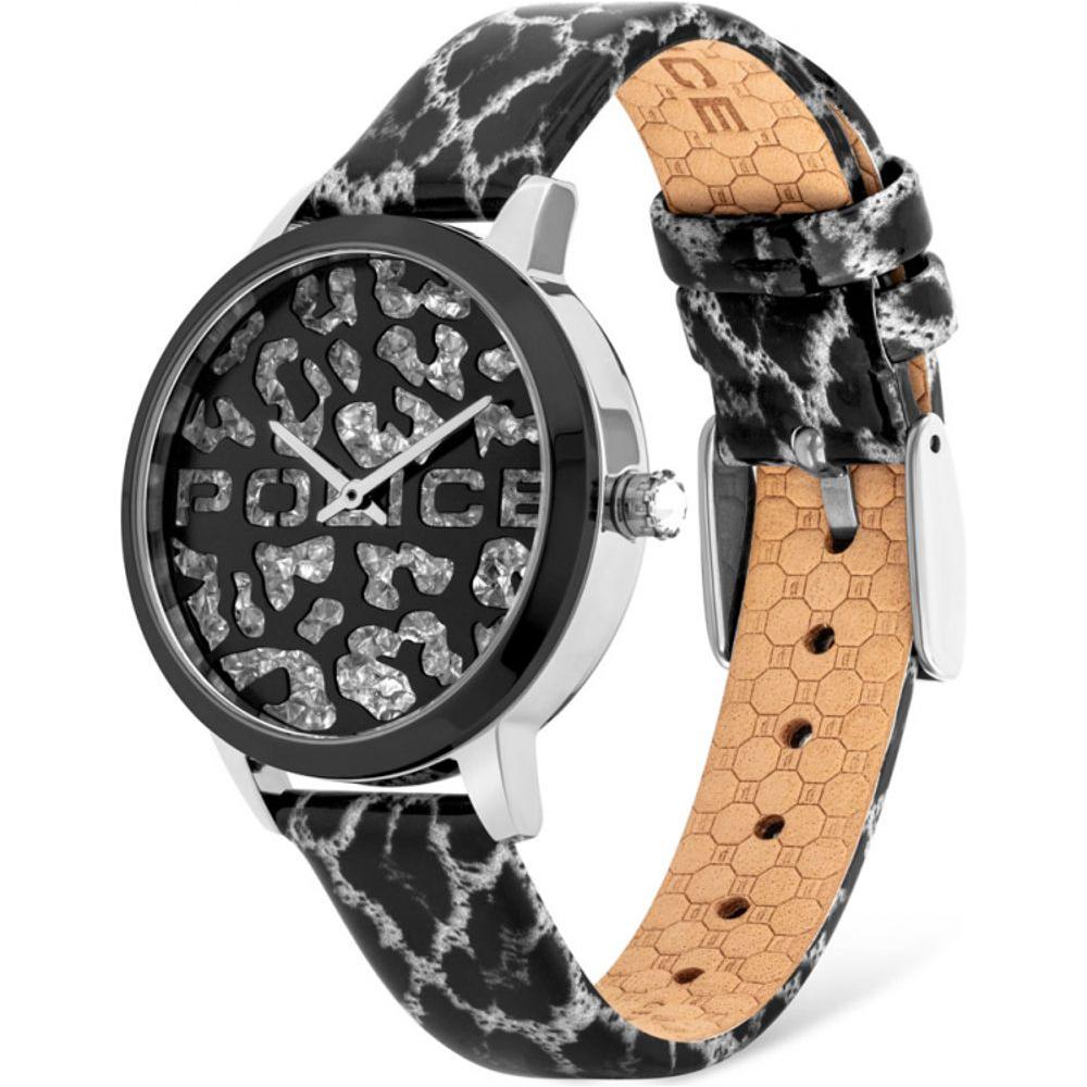 Police Police Black Leather Watch POPL16028MSTB02AC 1728,Black,New with tags,Police,Watches for Women - Watches,Women