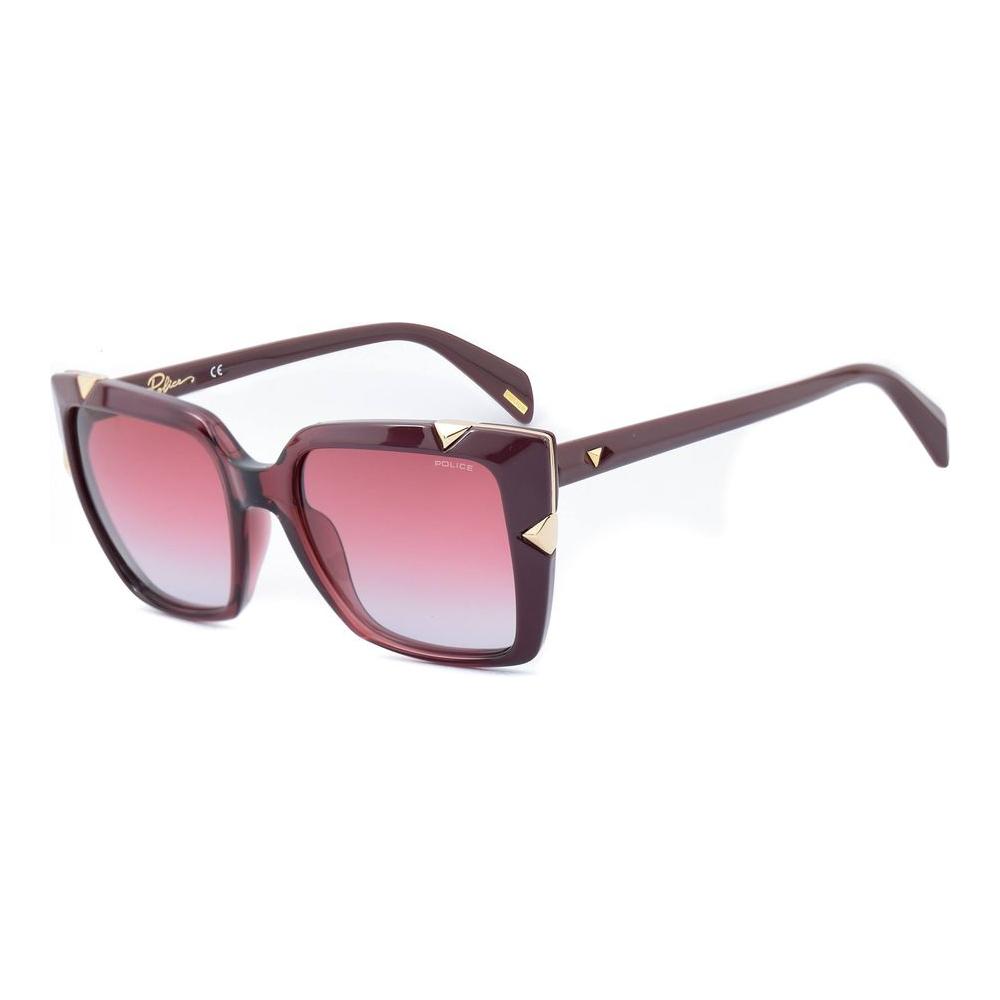 Police Police Red Injected Sunglasses POSPLA155207LNAC 1728,67434610848,New with tags,Police,Red,Sunglasses for Women - Sunglasses,Women