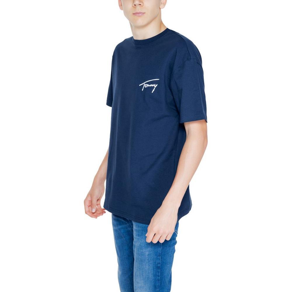 Tommy Hilfiger Jeans Tommy Hilfiger Jeans Blue Cotton T-Shirt TO-13216000010-IT46 | M 1728,71956299936,Blue,Clothing,IT46 | M,Men,Men - Clothing,New with tags,T-Shirts - Men - Clothing,Tommy Hilfiger Jeans