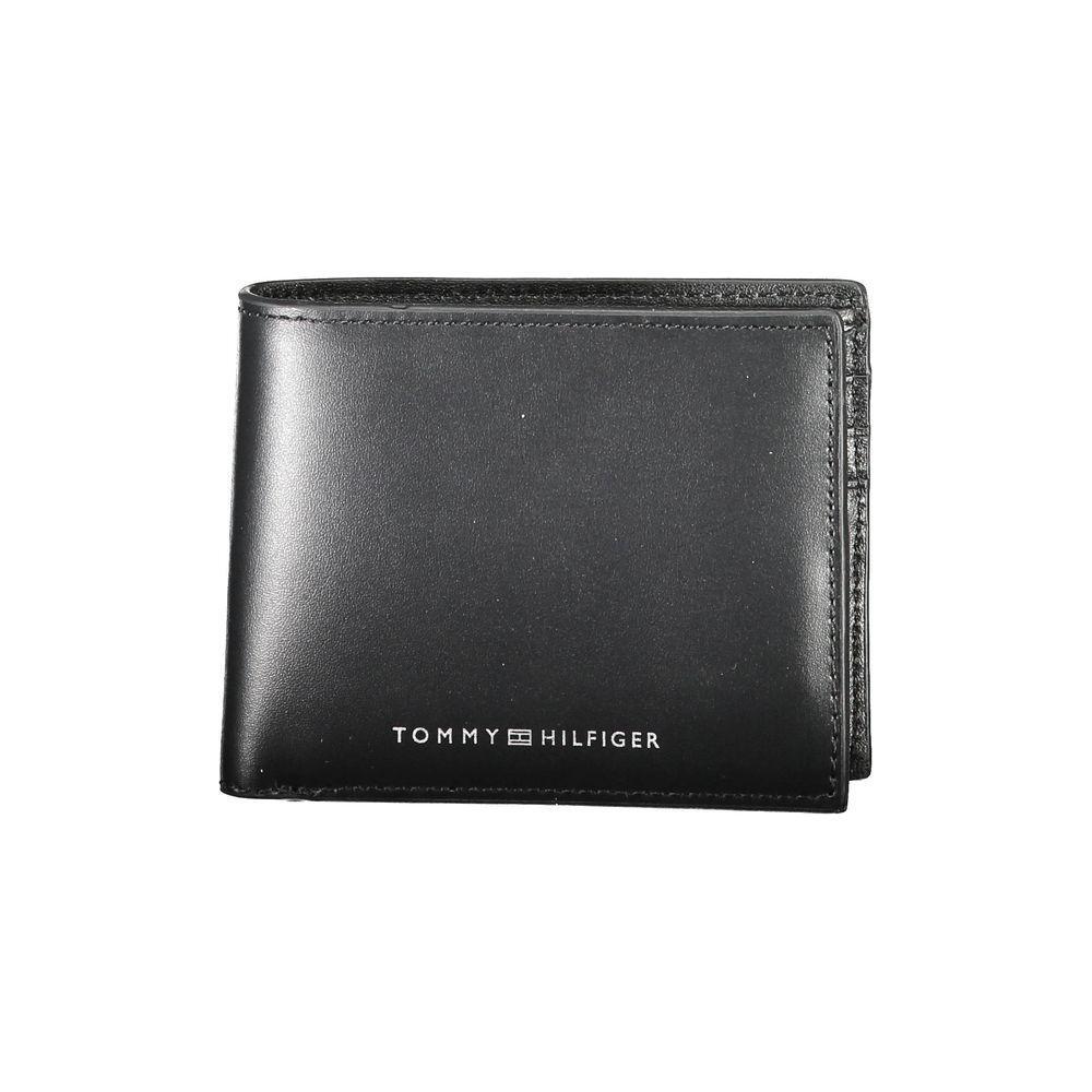 Tommy Hilfiger Black Leather Wallet 1728,67403481248,Bags,Black,Men,Men - Bags,New with tags,Tommy Hilfiger,Wallets - Men - Bags Tommy Hilfiger TO-16796