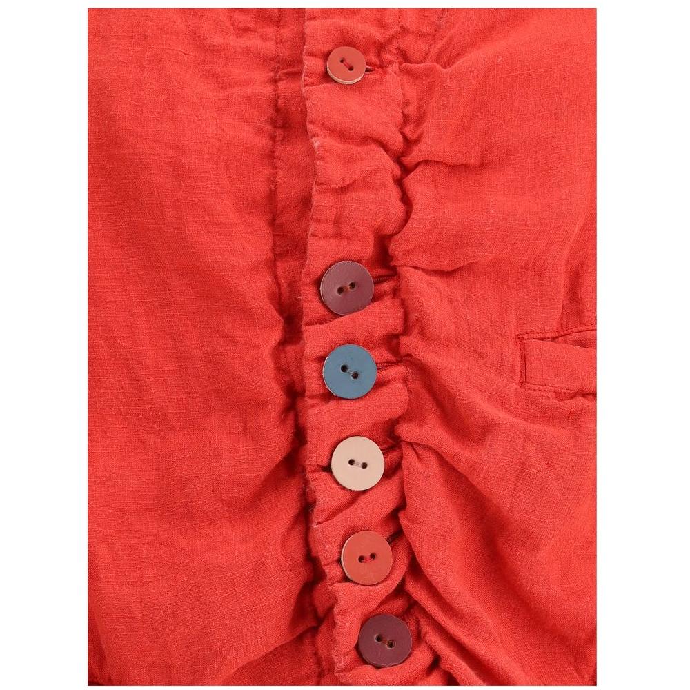 Undercover Undercover Linen Jacket UN-UC1E41033RED-3 1728,2,3,72470364320,Jackets - Men - Clothing,Men,New with tags,Red,Undercover