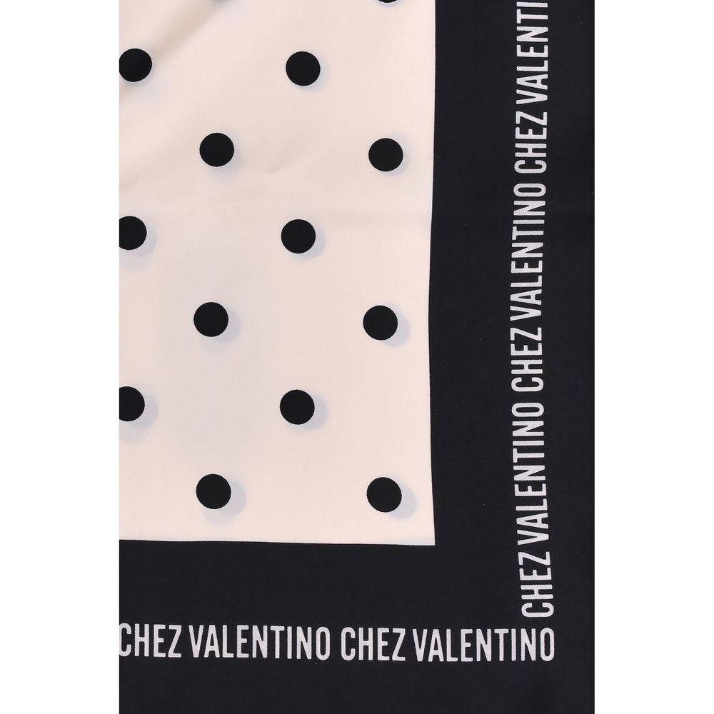 Valentino Garavani Valentino Garavani Polka dot silk Scarf VA7W2EI114WFMQT3BB 1728,72470364320,Black,New with tags,Scarves - Women - Accessories,Valentino Garavani,Women