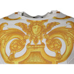 Versace White Medusa Print Cotton Crew Neck T-shirt TSH87195-50
