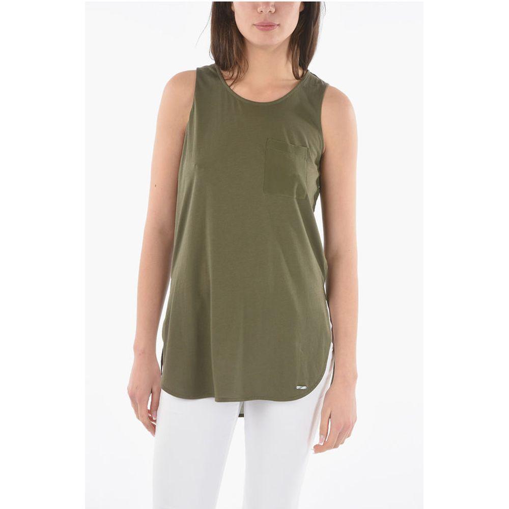 Woolrich Woolrich Side Splits Oversized Top with Breast Pocket WO-P465882-XS