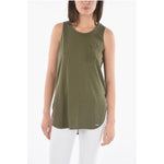 Woolrich Woolrich Side Splits Oversized Top with Breast Pocket WO-P465882-XS