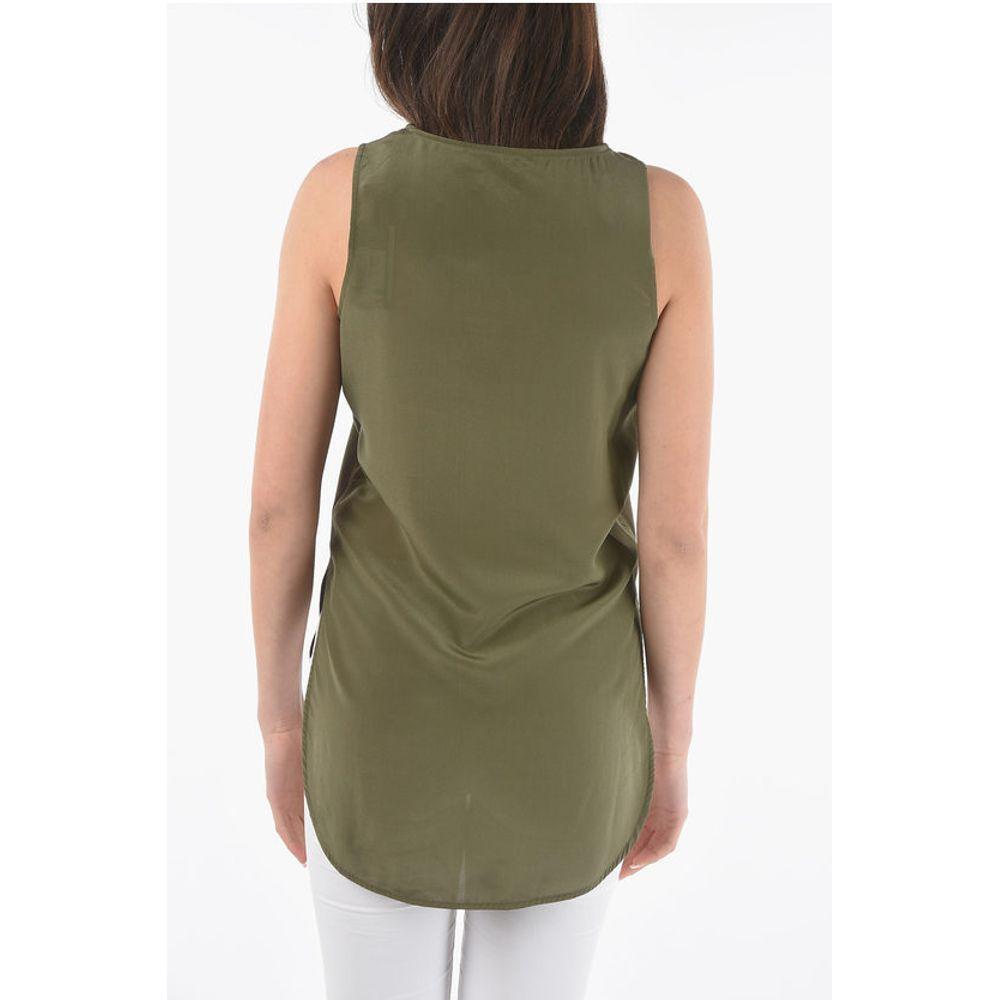 Woolrich Woolrich Side Splits Oversized Top with Breast Pocket WO-P465882-XS