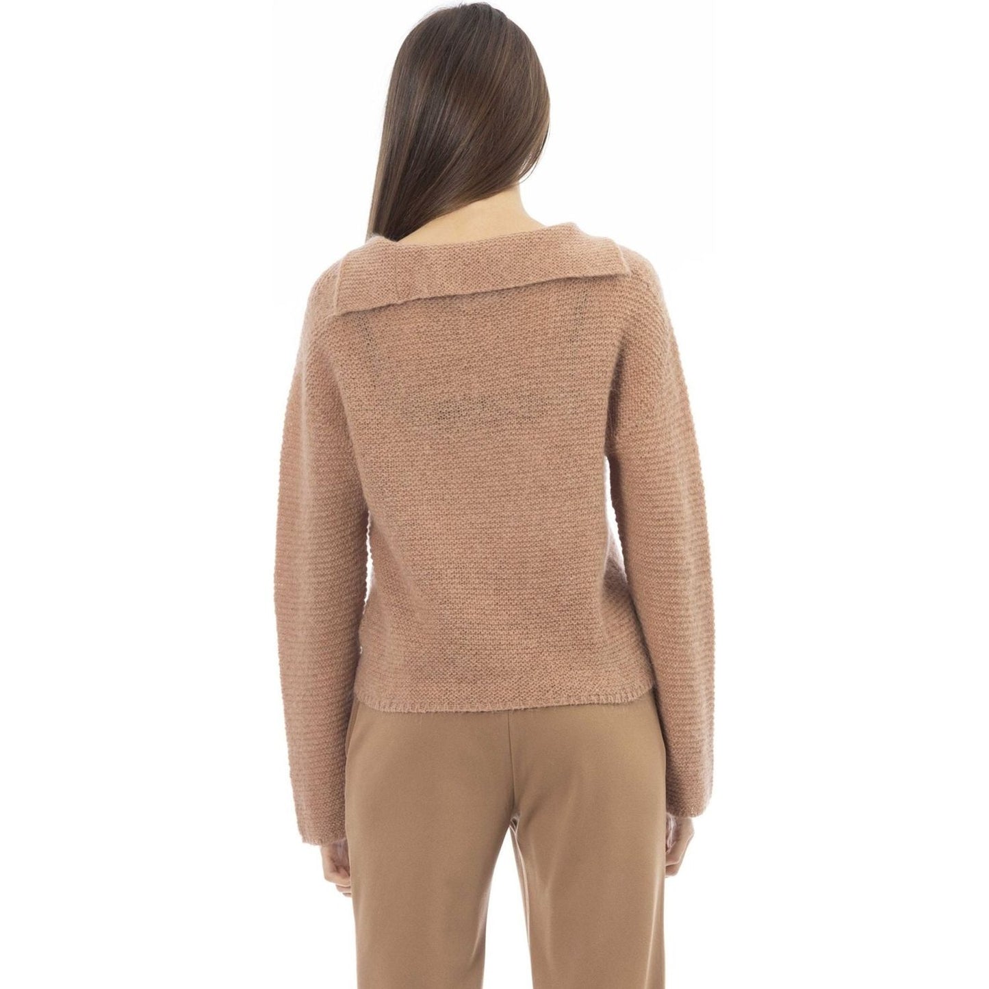 Alpha Studio Sweaters Sweaters Alpha Studio Rosy Brown