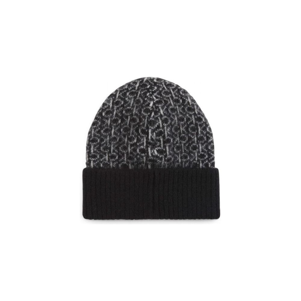 Calvin Klein Black Alpaca Leather Hat