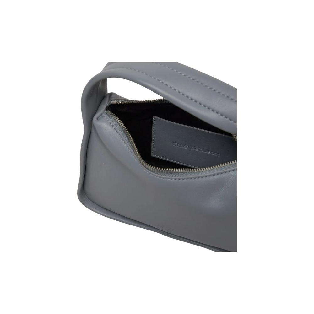 Calvin Klein Gray Recycled Polyester Handbag