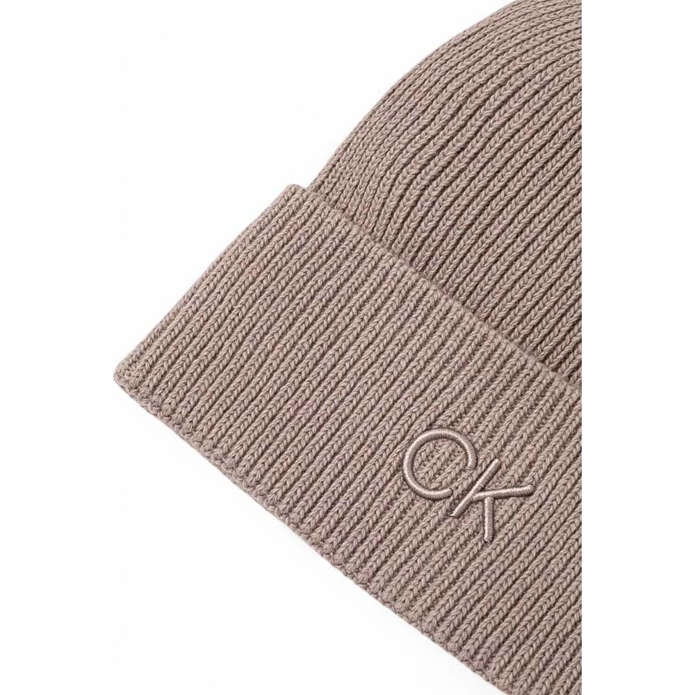 Calvin Klein Beige Organic Cotton Hat