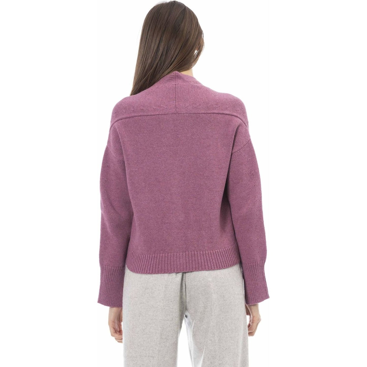 Alpha Studio Sweaters Sweaters Alpha Studio Slate Gray