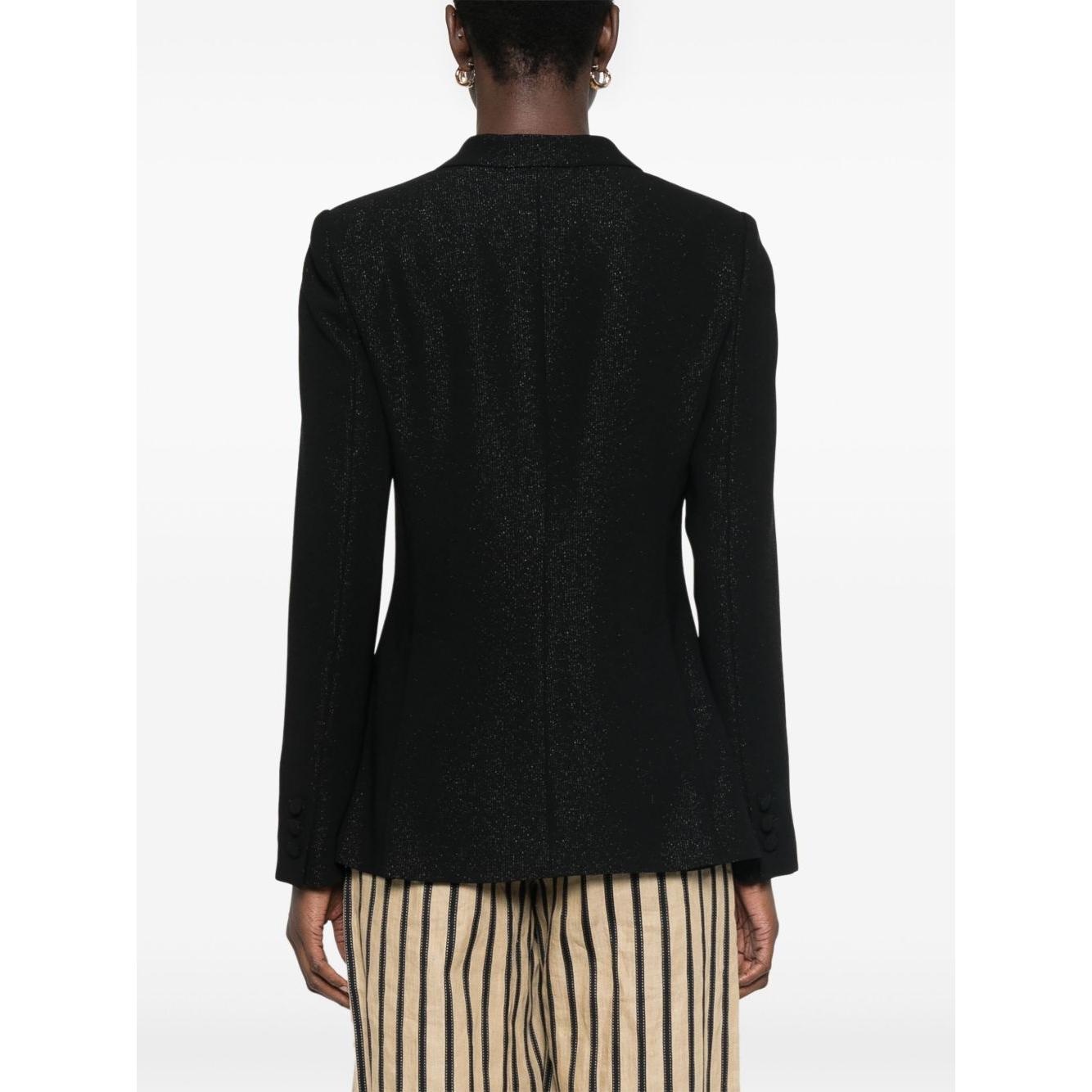 Emporio Armani lurex-detail crepe blazer