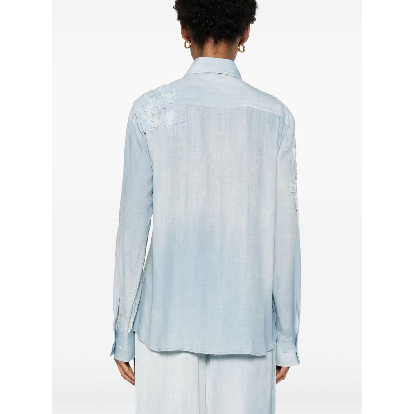 Ermanno Scervino Shirts Clear Blue
