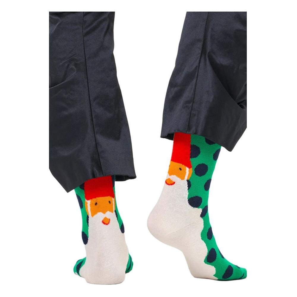 Happy Socks Green Cotton Tights & Sock