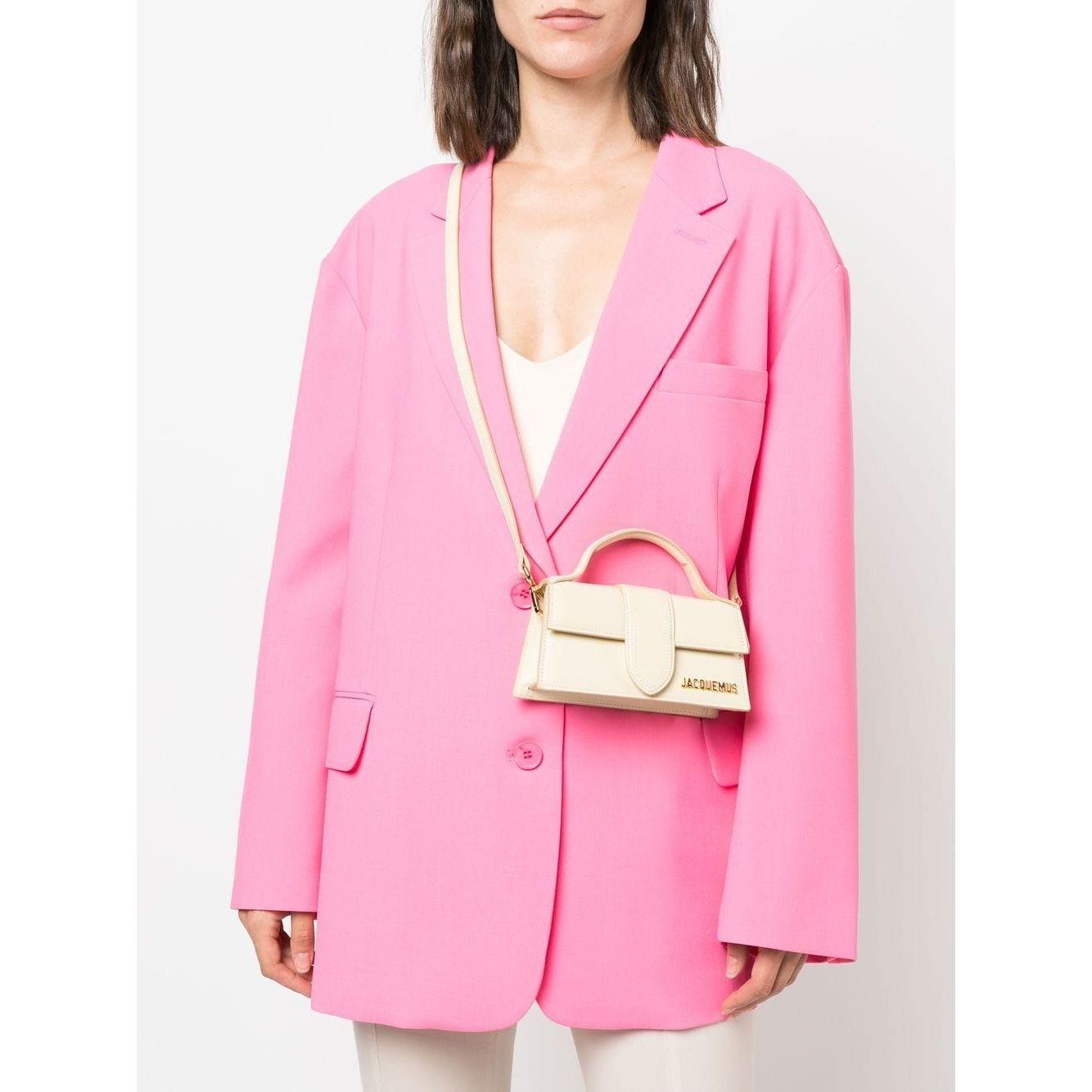 JACQUEMUS Le Bambino Shoulder Bag Ivory