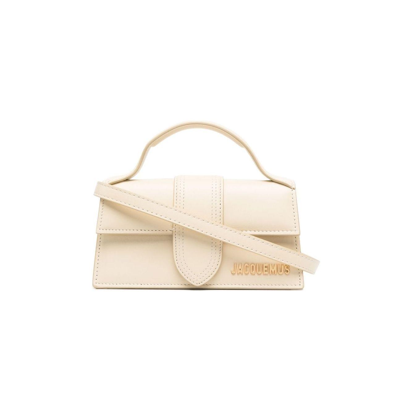 JACQUEMUS Le Bambino Shoulder Bag Ivory