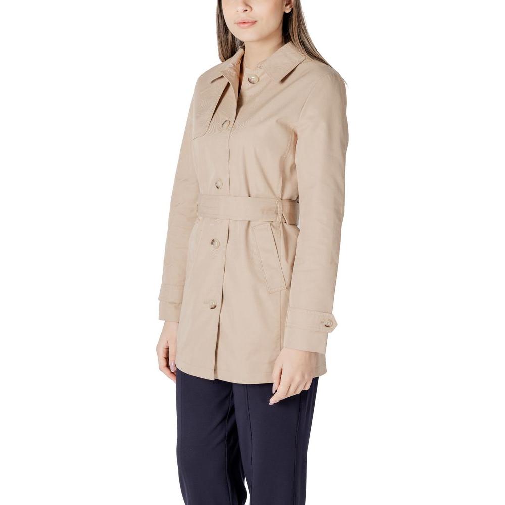 Street One Beige Cotton Jackets & Coat