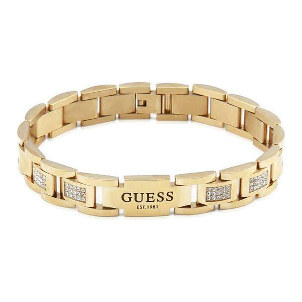 GUESS JEWELS JEWELRY Mod. JUMB01342JWYGT-U DESIGNER FASHION JEWELLERY GUESS JEWELS Tan