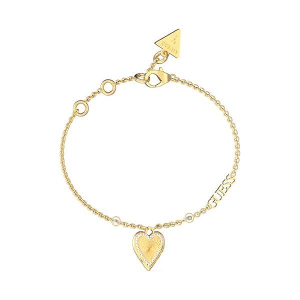 GUESS JEWELS JEWELRY Mod. JUBB03242JWYGS DESIGNER FASHION JEWELLERY GUESS JEWELS Pale Goldenrod
