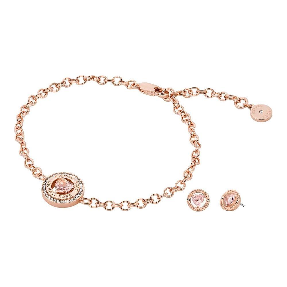 MICHAEL KORS FASHION JEWELS Mod. FASHION Special Pack Bracelet + Earrings DESIGNER FASHION JEWELLERY MICHAEL KORS JEWELS Wheat