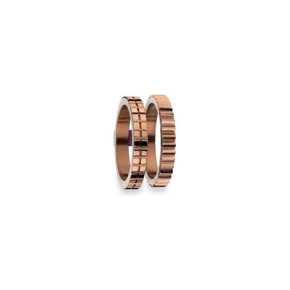 AN JEWELS JEWELRY Mod. AR.R2NS03SBR-7 Ring AN JEWELS Rosy Brown