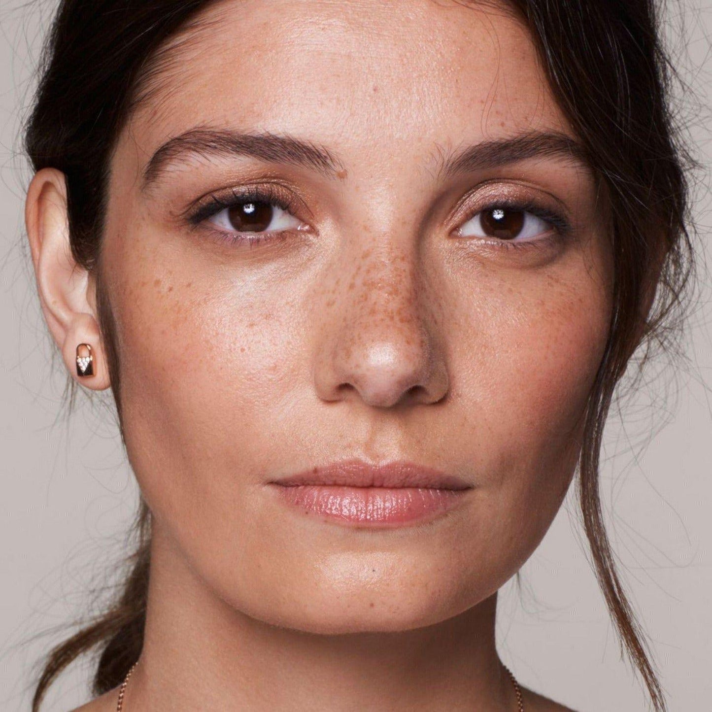 MICHAEL KORS JEWELS Mod. FROZEN LINK Earrings MICHAEL KORS JEWELS Rosy Brown