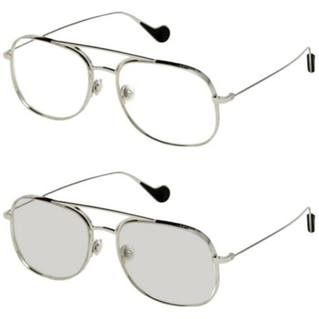 MONCLER SUNGLASSES Mod. PHOTOCHROMIC SHINY PALLADIUM MAN SUNGLASSES MONCLER SUNGLASSES Light Gray