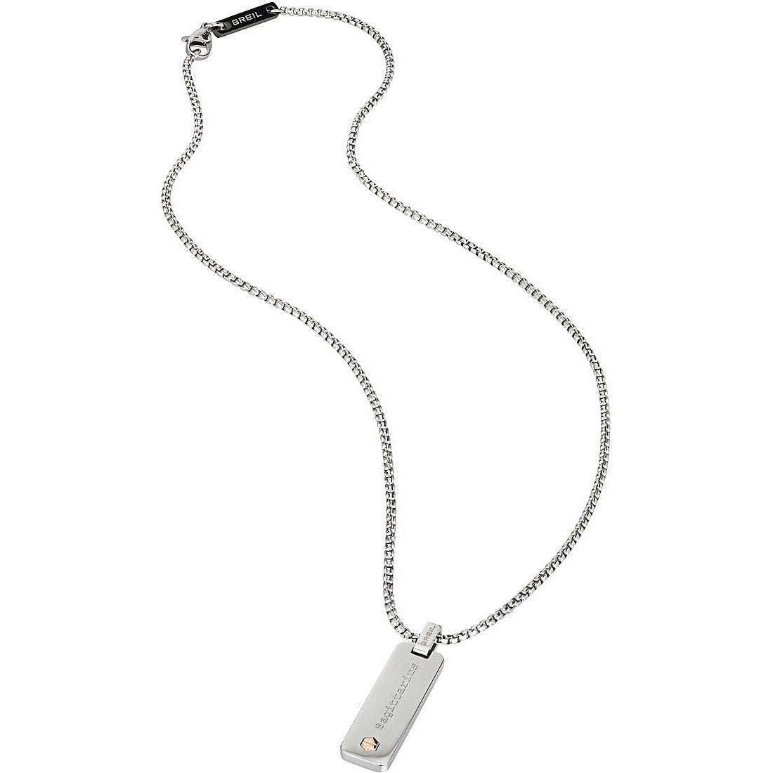 BREIL JEWELS Mod. ZODIAC Necklace BREIL GIOIELLI Light Gray