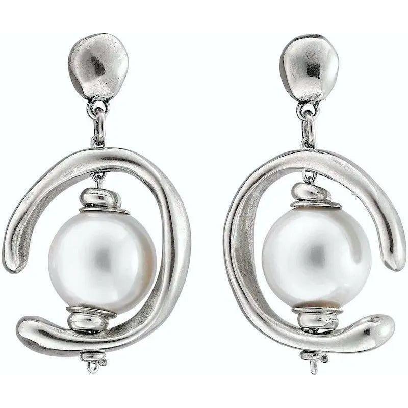 ORECCHINI UNO DE 50 MOD. UD_PEN0444BPLMTL0U DESIGNER FASHION JEWELLERY UNOde50 Light Gray