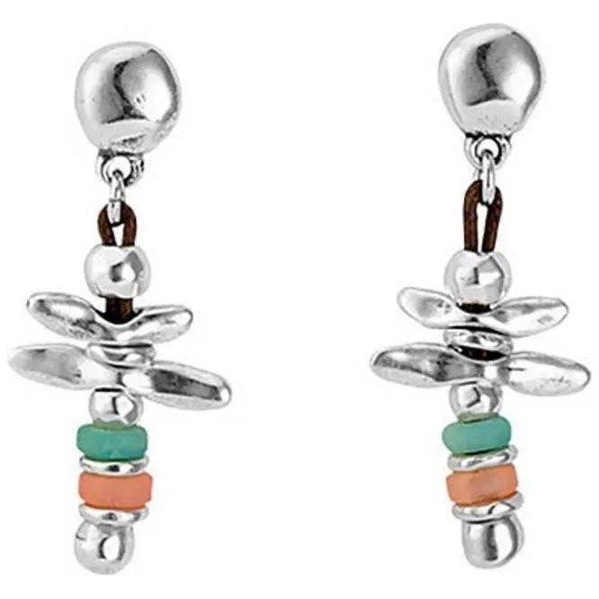 ORECCHINI UNO DE 50 MOD. UD_PEN0582MCLMTL0U DESIGNER FASHION JEWELLERY UNOde50 Light Gray