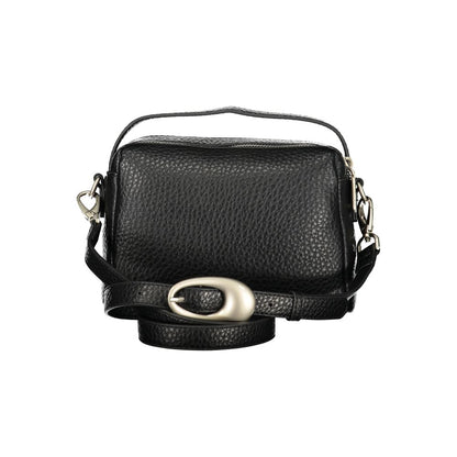 Mario Valentino Black Polyurethane Women's Bag