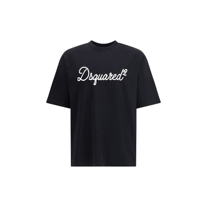 Dsquared² Black Cotton T-Shirt 1728,72470364320,Black,Clothing,Dsquared²,L,M,Men,New with tags,S,T-Shirts - Clothing,T-Shirts - T-Shirts - Clothing,XL,XXL
