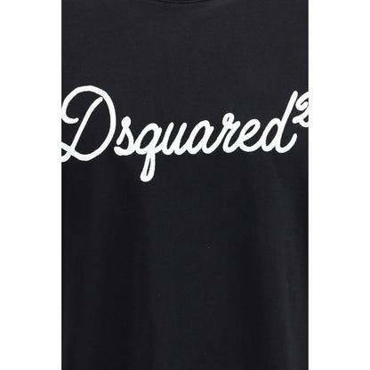 Dsquared² Black Cotton T-Shirt 1728,72470364320,Black,Clothing,Dsquared²,L,M,Men,New with tags,S,T-Shirts - Clothing,T-Shirts - T-Shirts - Clothing,XL,XXL