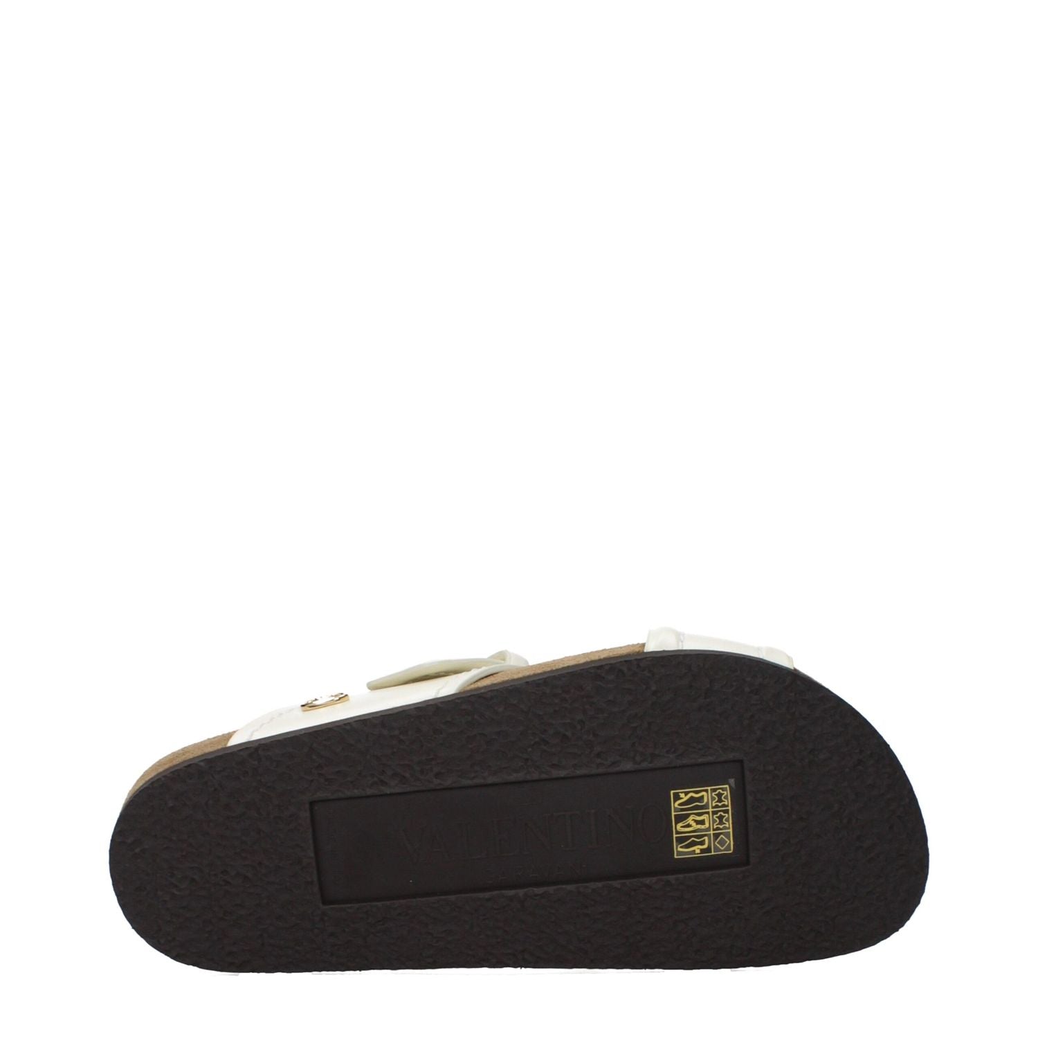 Valentino Garavani Beige Leather Slippers