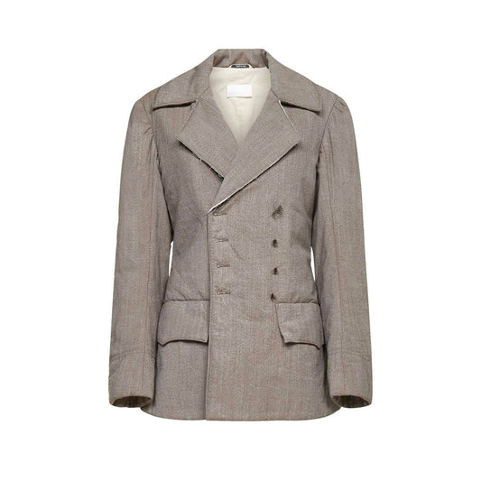 Maison Margiela Brown Wool Blazer1728,42,75611013280,Blazers - Suits & Blazers - Clothing,Brown,Clothing,Maison Margiela,New with tags,Suits & Blazers - Clothing,Women
