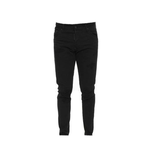 Dsquared² Black Cotton Skinny Jeans1728,75611013280,Black,Clothing,Dsquared²,IT54 | XL,Jeans Denim - Clothing,Men,New with tags,Skinny Jeans - Jeans Denim - Clothing