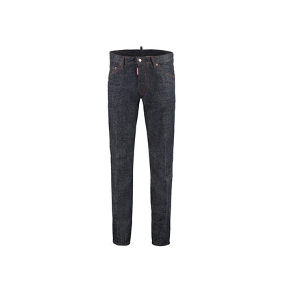 Dsquared² Blue Cotton Skinny Jeans 1728,75611013280,Blue,Clothing,Dsquared²,IT46 | S,Jeans Denim - Clothing,Men,New with tags,Skinny Jeans - Jeans Denim - Clothing