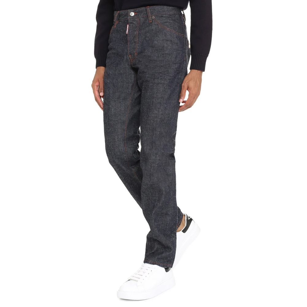 Dsquared² Blue Cotton Skinny Jeans 1728,75611013280,Blue,Clothing,Dsquared²,IT46 | S,Jeans Denim - Clothing,Men,New with tags,Skinny Jeans - Jeans Denim - Clothing