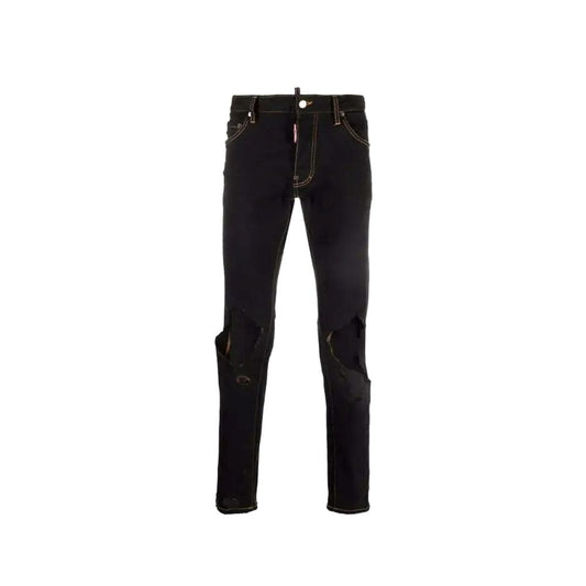 Dsquared² Black Cotton Jeans Denim1728,48 | M,75611013280,Black,Clothing,Dsquared²,IT52 | XL,Jeans Denim - Clothing,Men,New with tags
