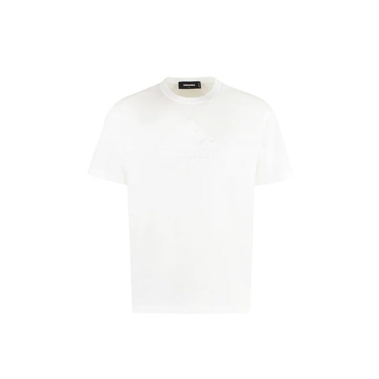 Dsquared² White Cotton T-Shirt1728,40,75611013280,Clothing,Dsquared²,New with tags,T-Shirts - Clothing,White,Women
