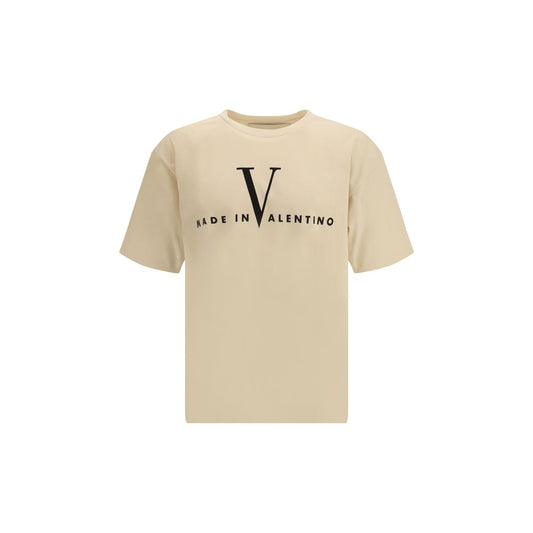 Valentino Beige Cotton T-Shirt1728,72470364320,Beige,Clothing,L,M,Men,New with tags,S,T-Shirts - Clothing,Valentino,XS
