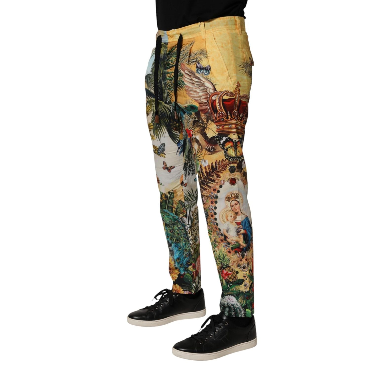 Dolce & Gabbana Multicolor Tropical King Lounge Trouser Pants