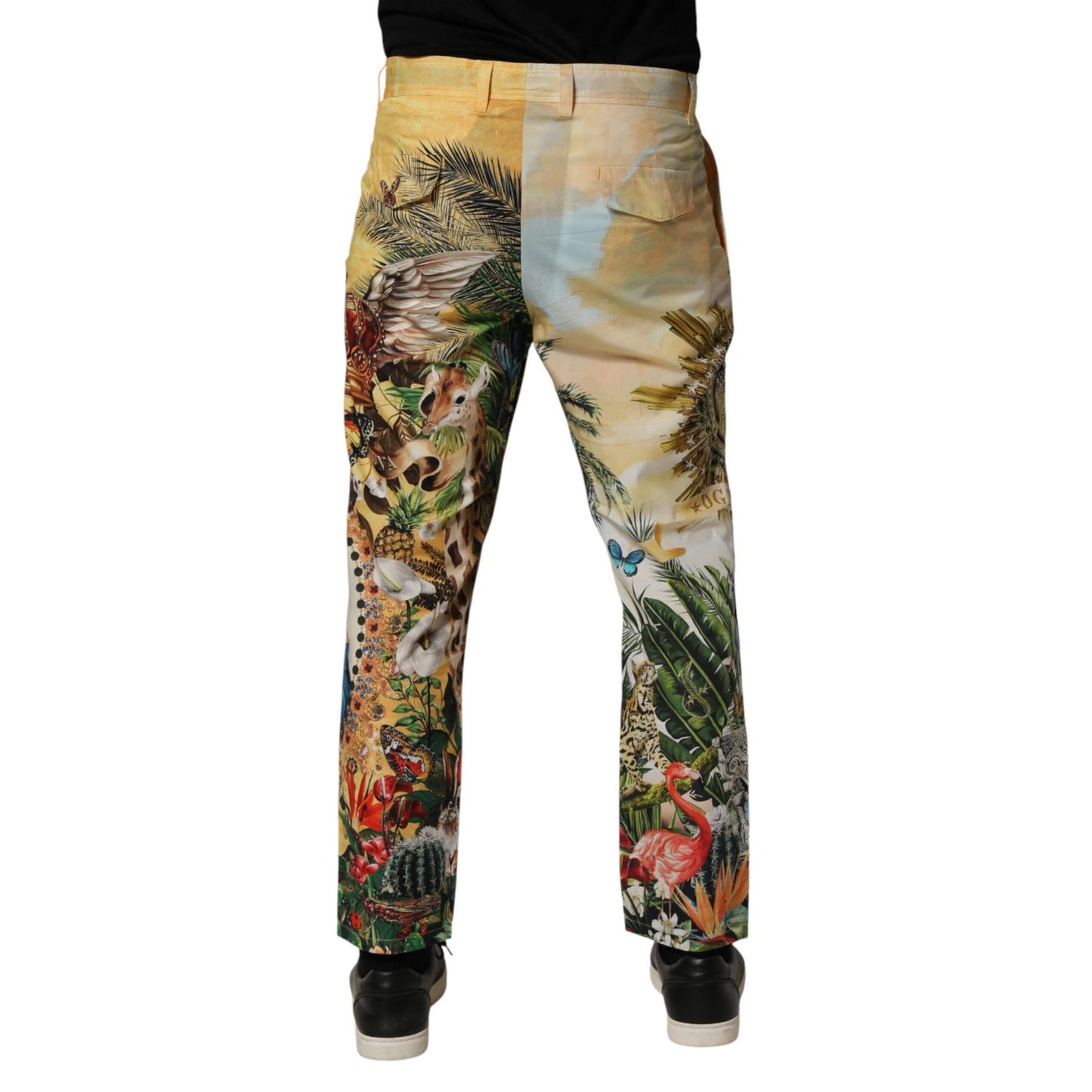 Dolce & Gabbana Multicolor Tropical King Lounge Trouser Pants