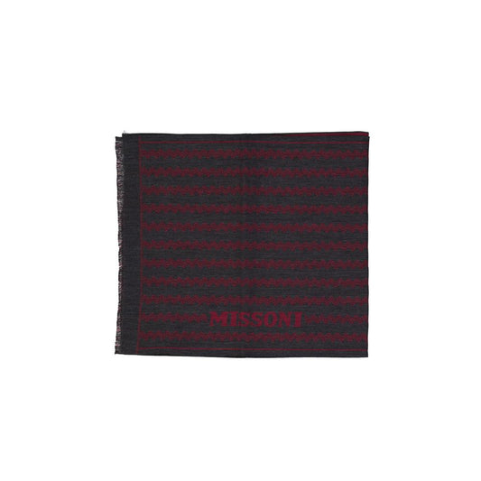 Missoni Gray Wool Scarf 1728,75611013280,Accessories,Gray,Missoni,New with tags,Scarves - Accessories,Scarves - Scarves - Accessories,Women