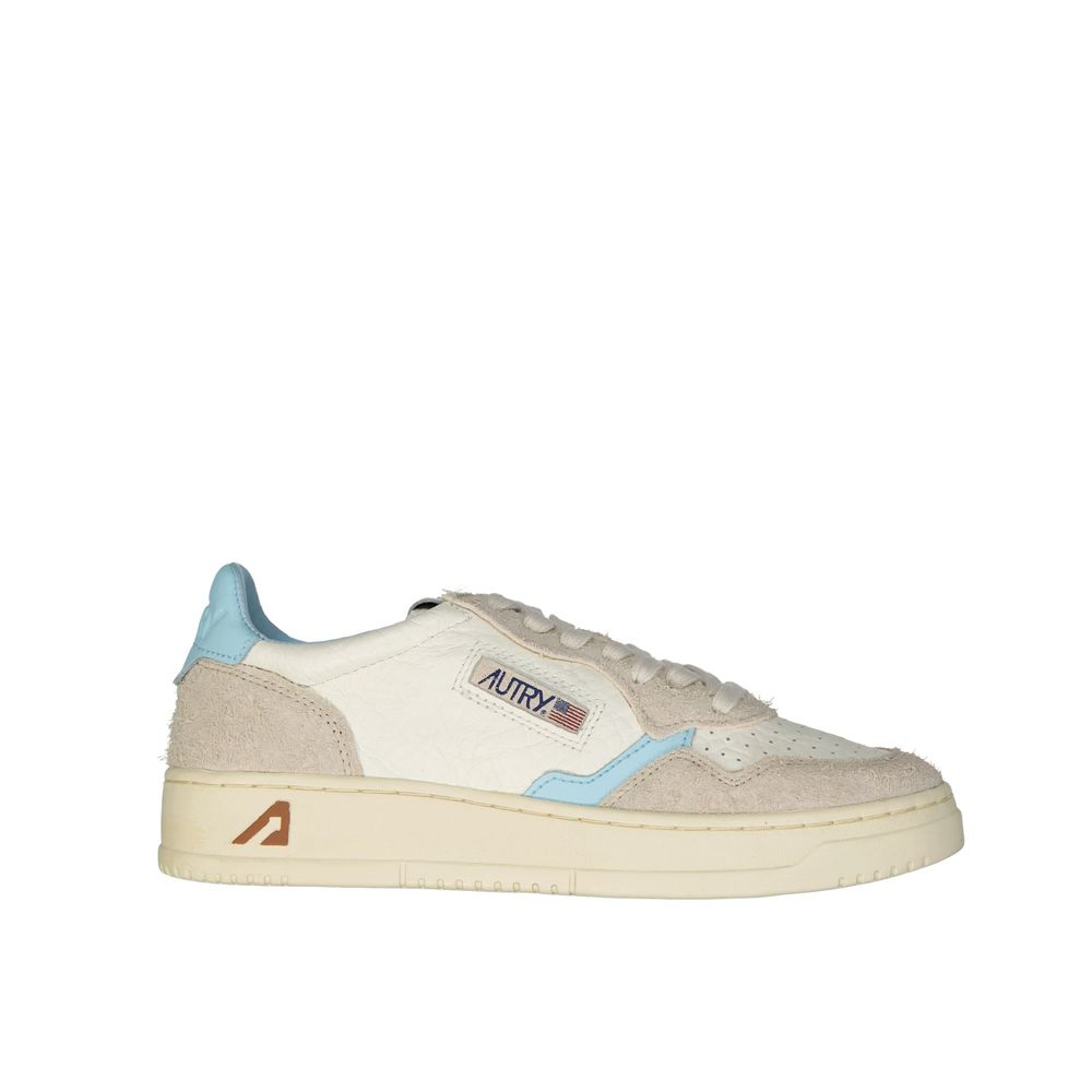 Autry White Leather Low Top Sneakers 1728,75611013280,Autry,EU36/US6,Low Tops - Sneakers - Shoes,New with tags,Shoes,Sneakers - Shoes,White,Women