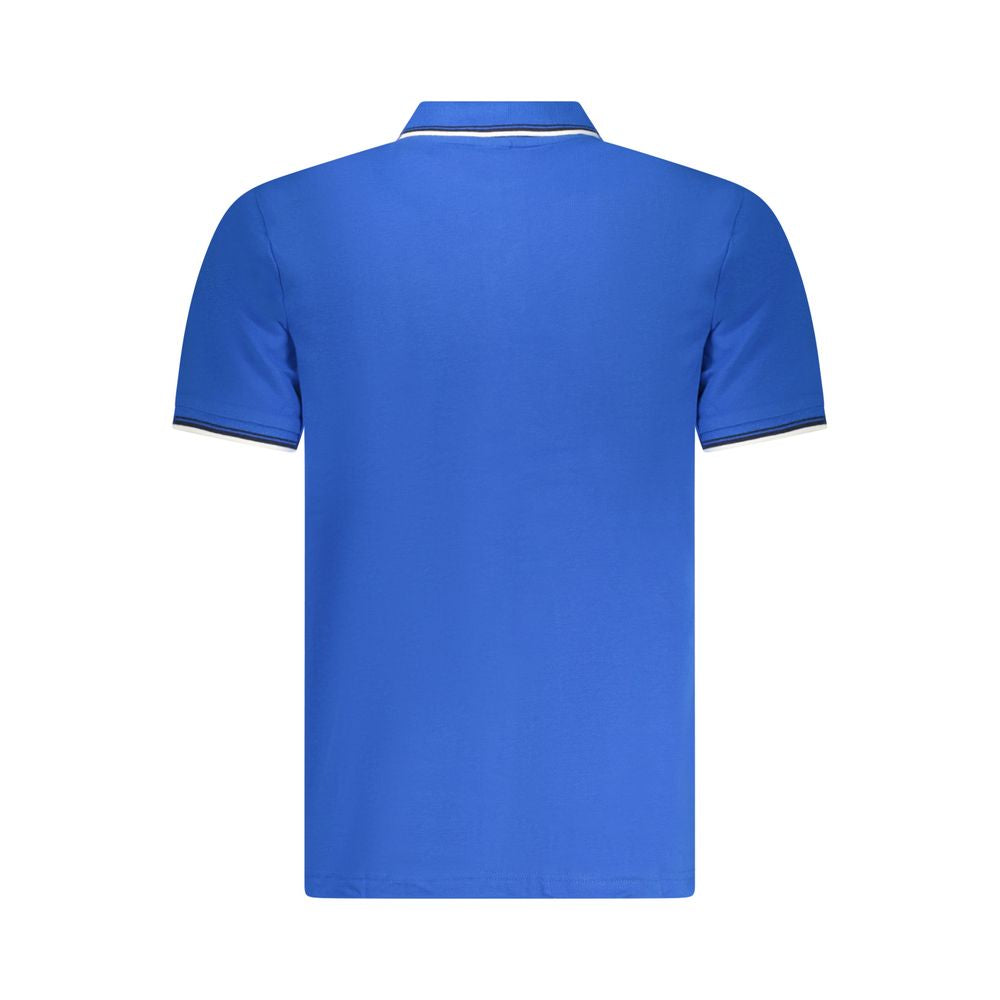 North Sails Blue Cotton Men Polo Shirt