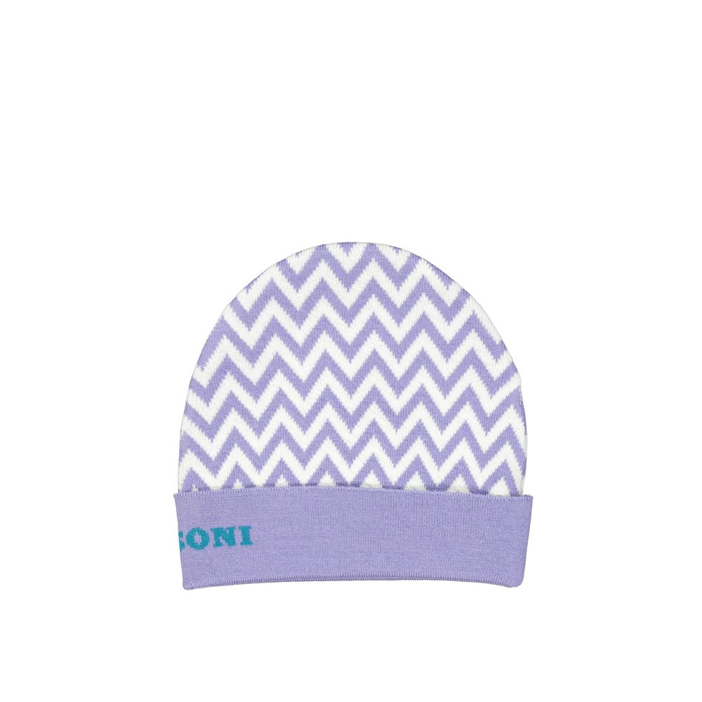 Missoni Purple Wool Beanie 1728,75611013280,Accessories,Beanie - Hats - Accessories,Hats - Accessories,Missoni,New with tags,Purple,UNI,Women