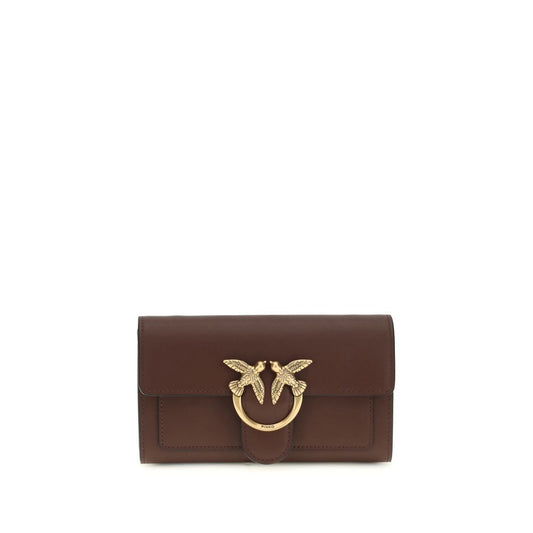 PINKO Brown Calf Leather Bos Taurus Shoulder Bag 1728,72470364320,Bags,Brown,New with tags,PINKO,Shoulder Bags - Bags,Women